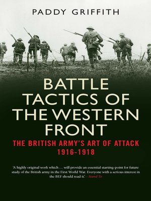 cover image of Battle Tactics of the Western Front